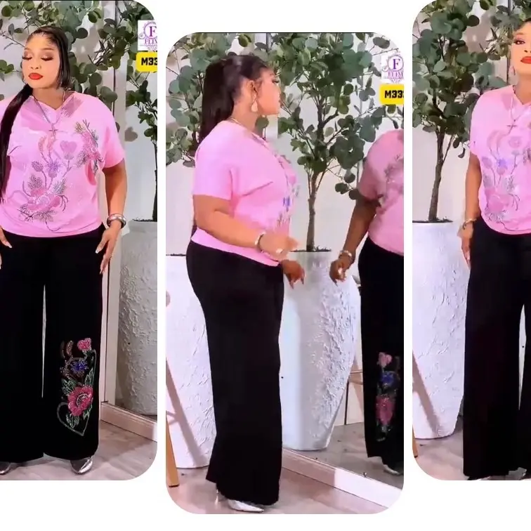 UNIQUE COMFY SUMMER 2 PIECE Sets for Women - Turkey Casual Outfits with Floral Embroidery - Womenswear  Shortsleeve Vneck Outfits  Elegant Everyday Style Women's Comfortable Activewear trendy boutique