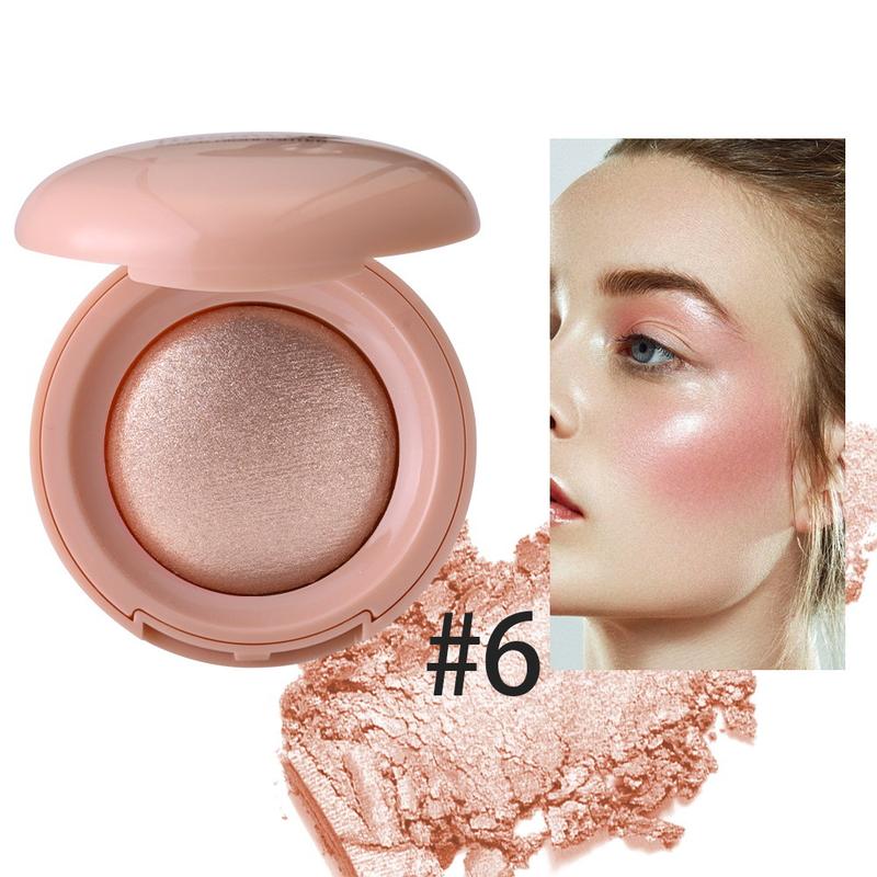 Soft Shimmer Highlighter Palette, Long Lasting Face Glow Powder for Cheeks and Contour, Natural Radiance for Everyday Wear