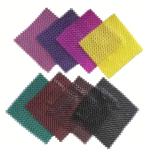 Square chain lock pad, creative 3D printing decompression gadget, handheld decompression tool, indoor and outdoor multi-color plastic decoration