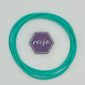 "Tiffany in Aruba" / Silicone Stacking Bracelets / Solid Color Stack