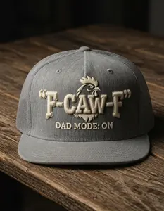 Funny Father's Day Gag Gift | F-CAW-F Rooster Hat Grumpy Dad Mode On