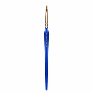 Bdellium Tools Golden Triangle 762 Small Angle Precision Powder Brush - Multifunctional Cosmetic Makeup Tool with Vegan Synthetic Bristles & Rose Gold Ferrules