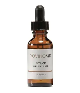 YovinoMD Beauty Vita-CE with Ferulic Acid. Our highly potent Vitamin C & E anti-aging serum combats and reverses the signs of aging by increasing collagen production, providing antioxidant protection, and addressing hyperpigmentation.