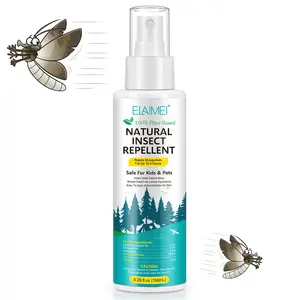 150ML Mosquito Repellent Spray, Long-Lasting Insect Deterrent, Plant-Based Formula, Fresh Lemon Scent, Suitable for Home, Fishing, Camping, Mosquito Repeller