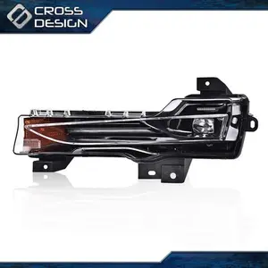 CROSSDESIGN Fit For 2017-2023 Tesla Model 3 Y 1pcs Fog Light Lamp LED DRL Left Driver Side