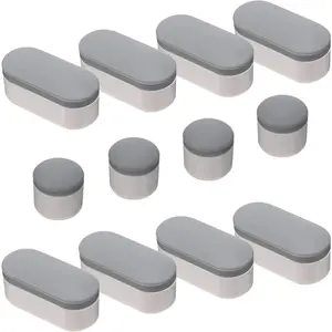 12 Pieces Universal Toilet Seat Bumpers Kit Toilet Bumpers with Strong Adhesive Rubber Bumpers Pads Replacement for Families, Hotels, Hospitals, School Toilet Seats - Home Improvement.