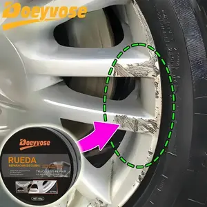 Wheel Scratch Repair Wax, Car Tire Scratch Fix, Wheel Care Paste, Scratch Cover Refinish Care Paste, Automotive Maintenance Tool, Easy Use Traceless Repair