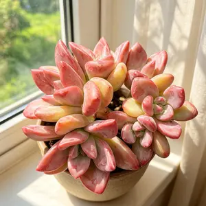 Echeveria 'Hephaestus' Live Succulent Plant – Rare Colorful Succulent, Bare Root (No Pot), Easy Care, Beginner Friendly, Indoor Houseplant, Home & Garden Decor, Plant Lover Gift, Drought-Tolerant Succulent
