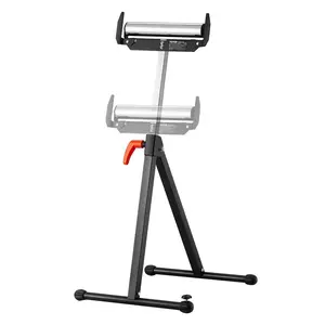 Father's Day Gift VEVOR Folding Roller Stand Max Load 250 lb Adjustable Height 27-43 in for Woodworking