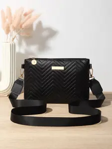 Fashion Women's V-Textured Quilted Crossbody Bag, Casual Large Capacity Shoulder Bag, Detachable Straps, Zip Closure, Stylish Practical Design, Casual Crossbody Bags