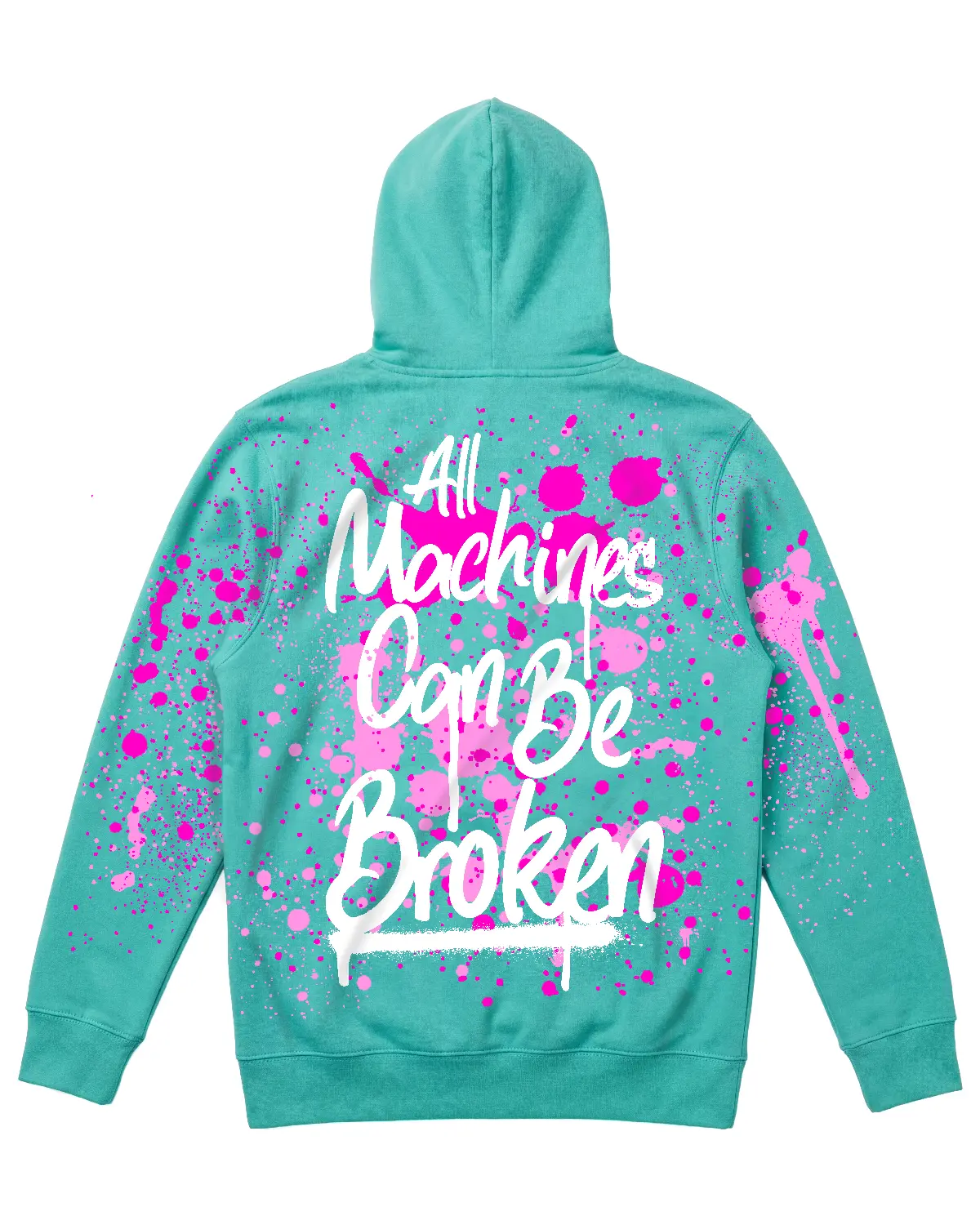 Men's All Machines Hoodie - The Hunger Games: Sunrise on the Reaping, Menswear Tops, Splatter Design Sweatshirts with Durable Fabric, Soft