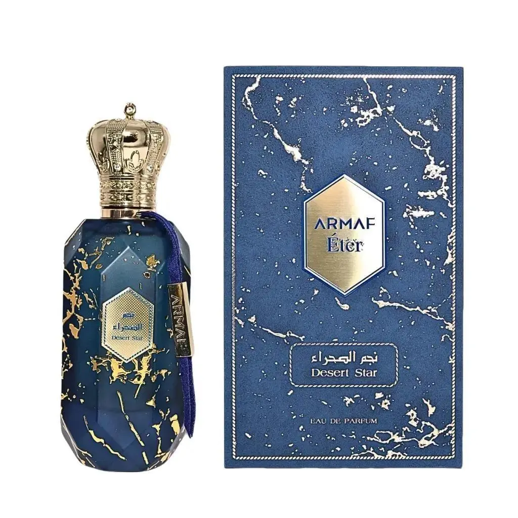 Armaf Eter Desert Star Eau de Parfum, Aromatic Amber Spicy Unisex Fragrance with Earthy Citrus Woods and Powdery Musk Notes, 3.4 fl oz Spray, Citrus Woods Fragrance