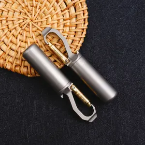 Titanium Sealed Bottle, Mini Home Storage Container Canister with Rubber Band, Durable Leak-Proof Design, Ideal for Daily Use