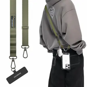 MAGEASY 20mm Crossbody Lanyard - Anti-Theft Crossbody Phone Strap for iPhone 16, iPhone 17 Series & Most Smartphones, for Men & Women | Multiple color options