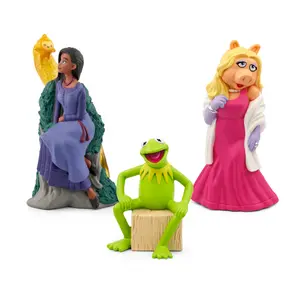 Tonies 3-pack Bundle with Asha from Wish, and Miss Piggy & Kermit from Disney: The Muppets