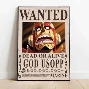 Usopp wanted poster