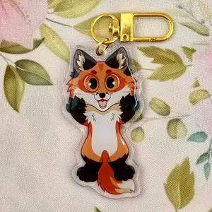 Fox Mini Acrylic Keychain