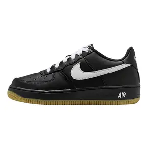 Youth Nike Air Force 1 LV8 3 Black/White-Gum Light Brown (IB8845 001) (GS)