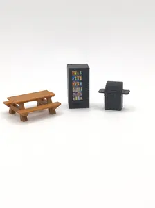 1:64 Scale Diorama Accessories | PLA 3D Printed Mini Park Set
