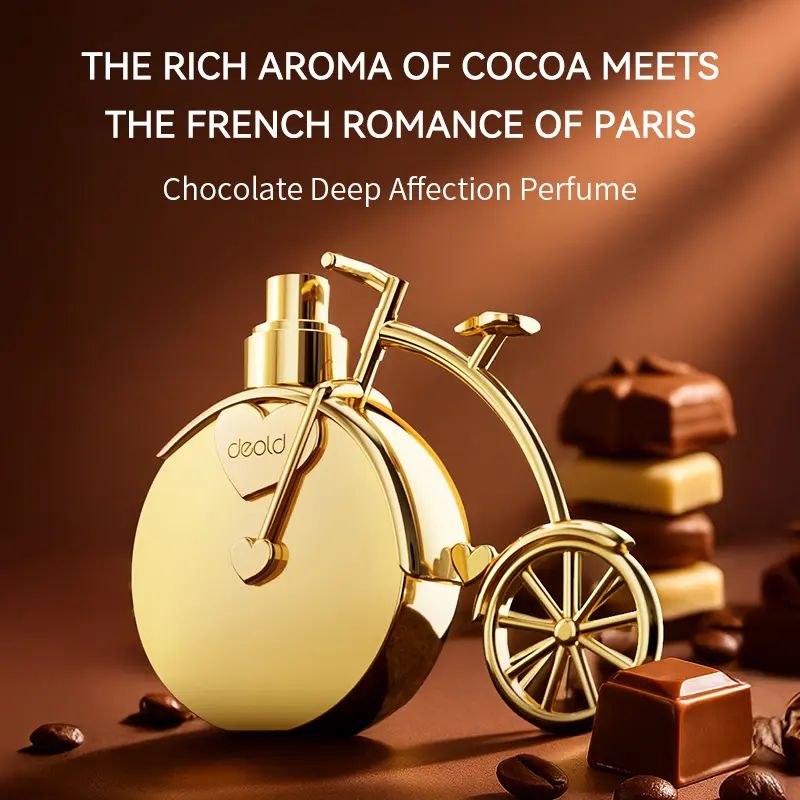 25ML Chocolate Bicycle Perfume, Eastern Food Scented Men's Cologne, Ideal for Daily Use, Travel, and Holiday Gifts