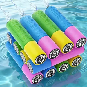 6 pcs Water Gun,swimming pool accessories,High Pressure Pull-Out Sprinkler Spray Toy Portable Water Soaker Toy for Couples Kids Bathing Pool Party Beach Backyard Outdoor Summer Play Activity water play s toy guns bath toys,Water Soaker Toy
