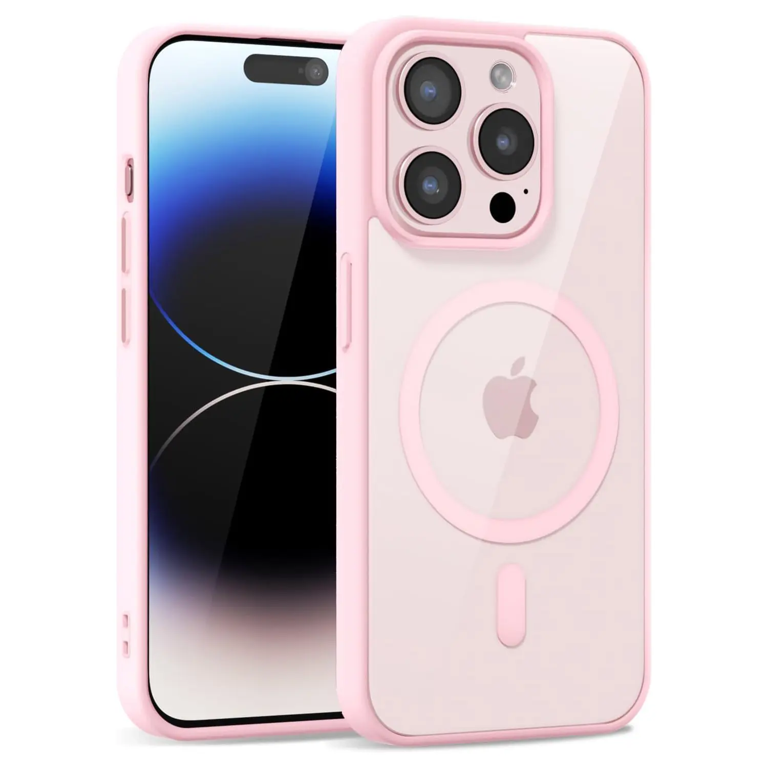 Macaron Color Stylish and Simple Magnetic Phone Case for iPhone 11 12 13 14 15 16 17 Pro Max Plus - Shockproof Protective & Aesthetic Appeal Cover