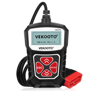 VEKOOTO VK310 Classic Enhanced Universal OBD II Scanner Car Engine Fault Code Reader CAN Diagnostic Scan Tool, Read and Clear Error Codes for 1996 or Newer OBD2 Protocol Vehicle (Black)