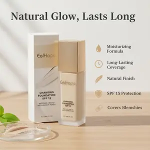 Eelhope Changing Foundation, Moisturizing And Long-Lasting Natural Light Foundation To Cover Skin Blemishes