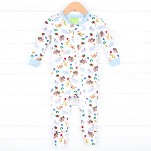 Party Animal Zip Sleeper - Birthday Pajamas for Babies & Toddlers