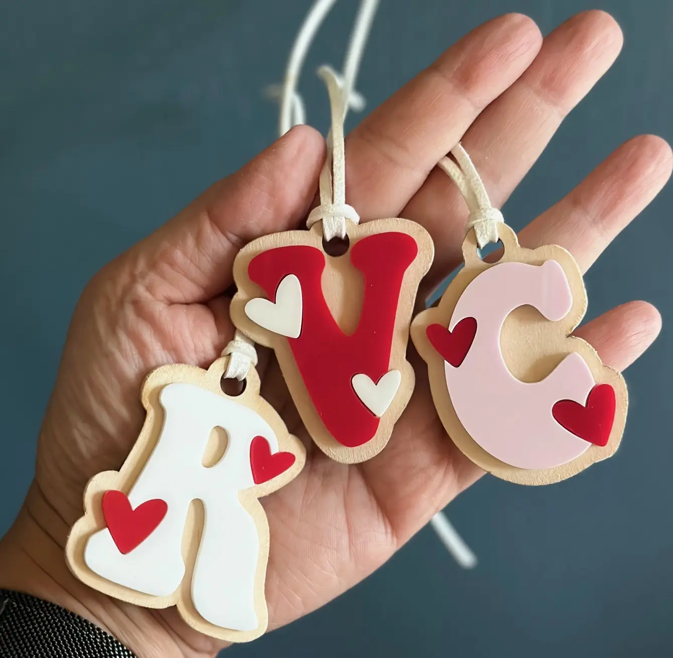 Personalized Valentine Letter Bag Tag Perfect for making your gifts personalized!