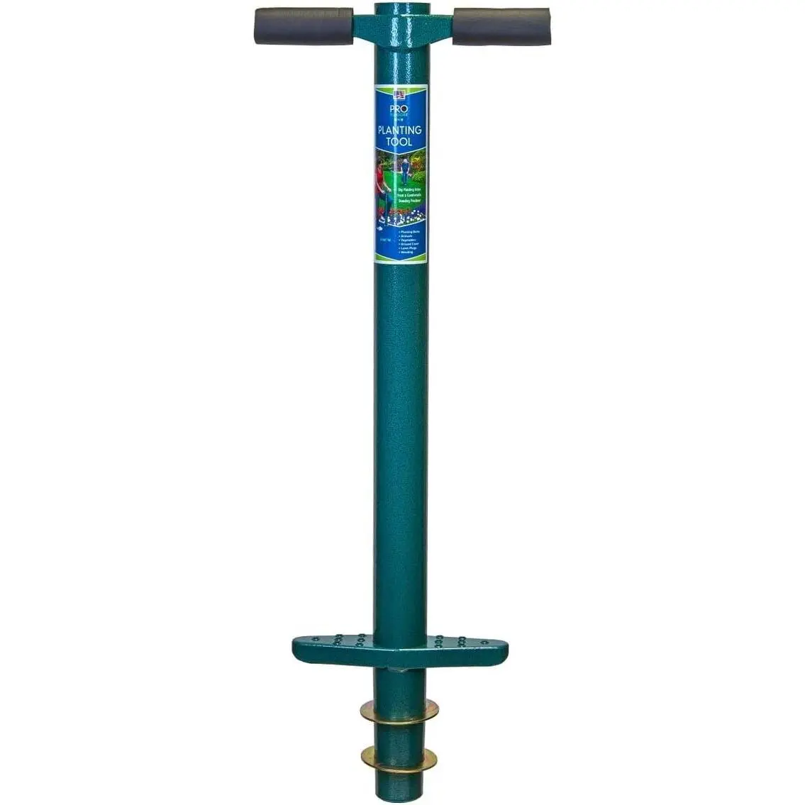 5-in-1  Bulb Planter - Long Handle, Sod Plugger, Weeding Tool -