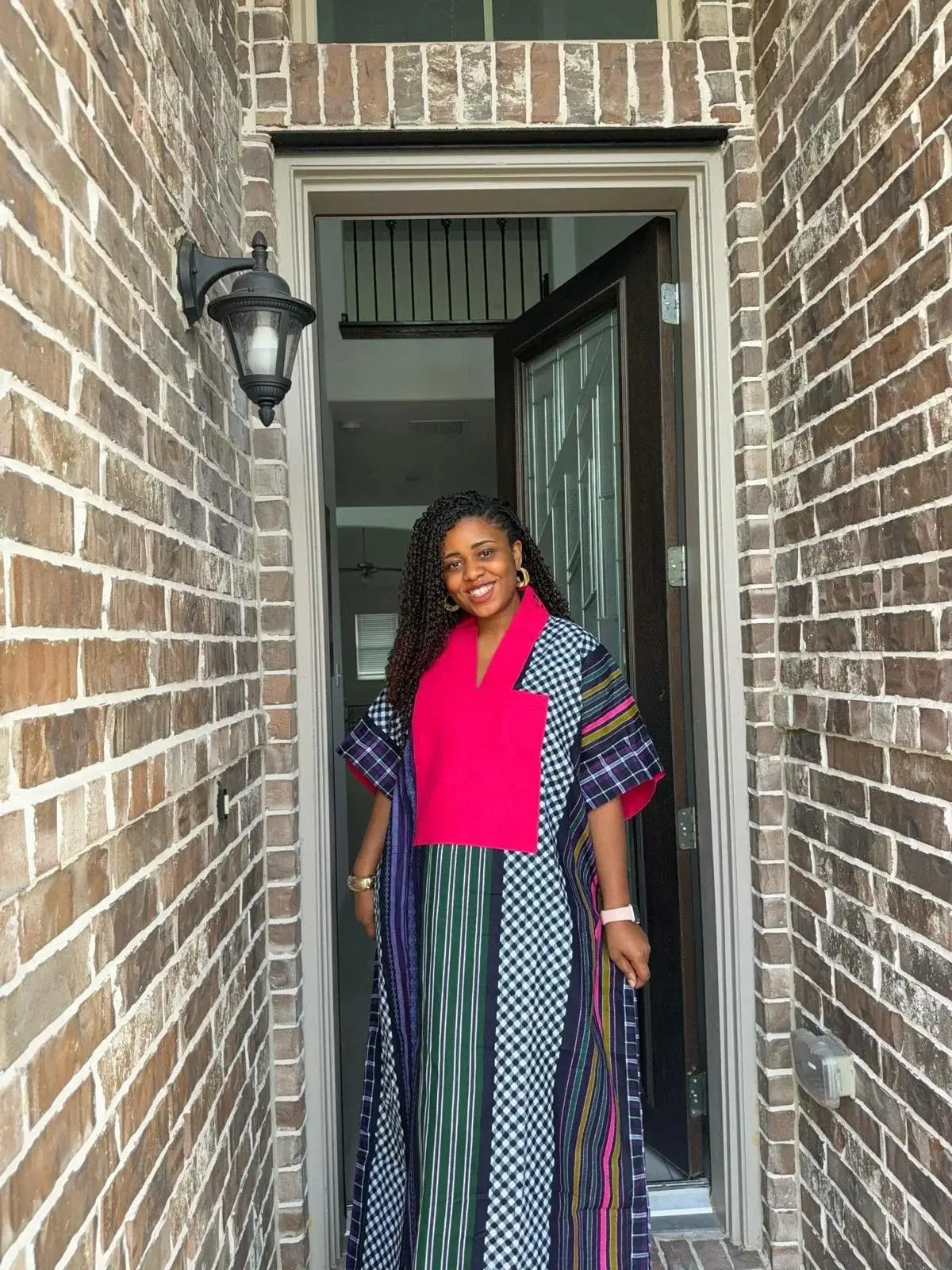 Pink Mosaic Boubou