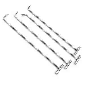 Equine Gingival Elevators Set of 4–Extended Molar & Fragment Elevators–Stainless Steel Veterinary Dental Extraction Instruments for Horses – Professional Equine Oral Surgery(Set of 4)