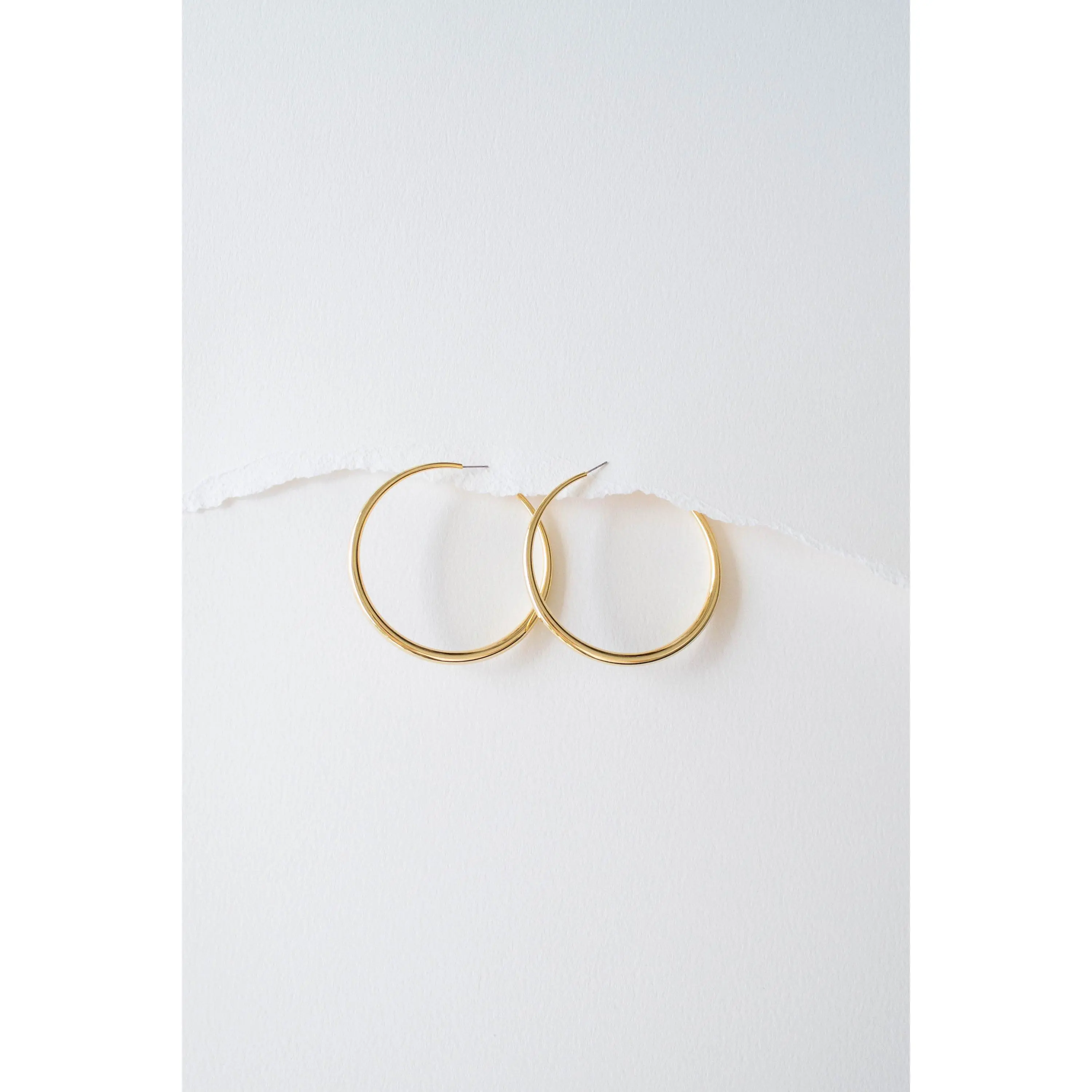 Endless Gold Hoop Earrings