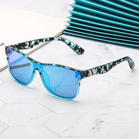 Unisex Simple Style Square Frame Sunglasses, Colorful Summer Sunglasses, Trendy Casual Reflective Sunglasses for Everyday Use, Fashion Accessories for Outdoor Activities, Stylish Glasses, Lightweight Durable Sunglasses, Trendy Styling Sunglasses