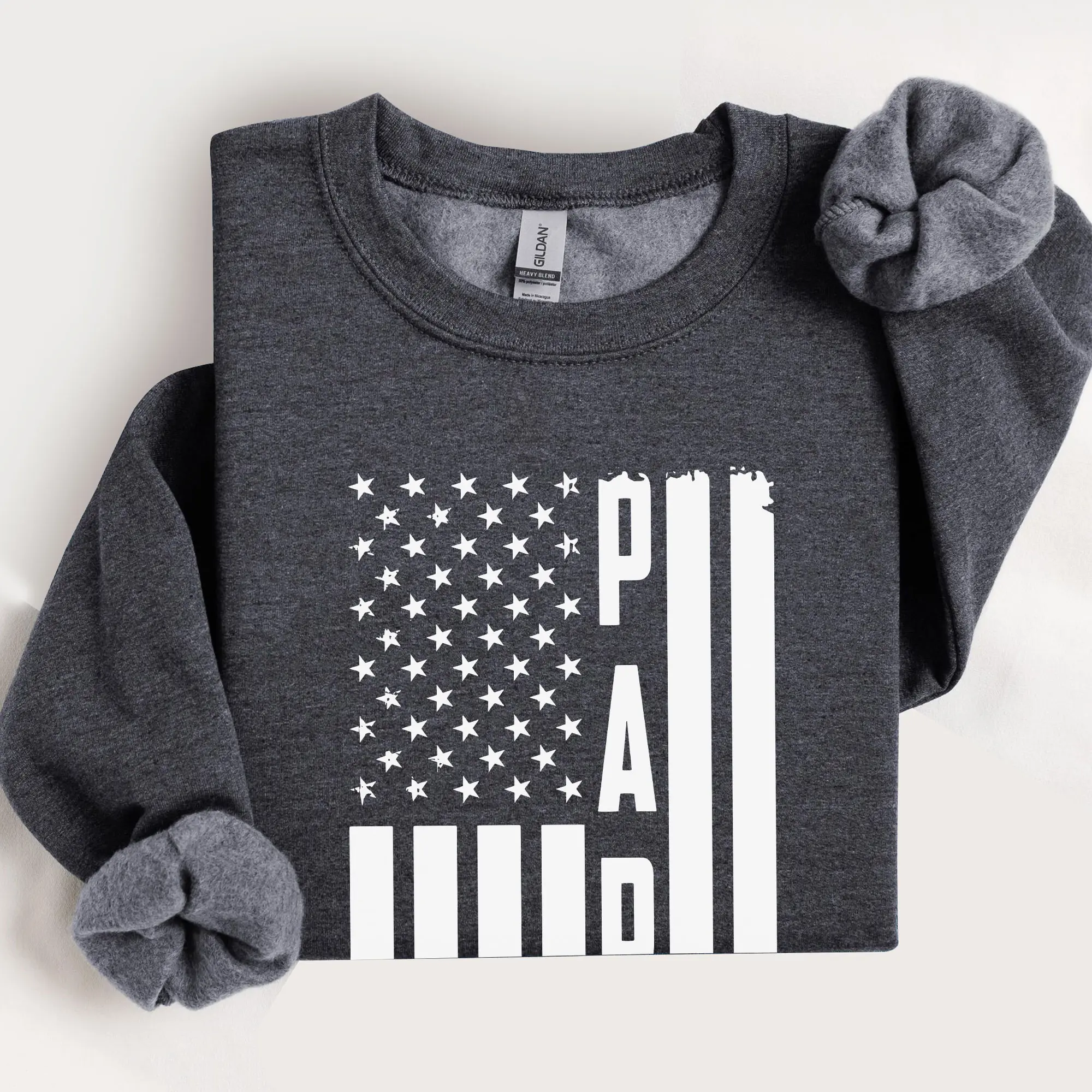 Papa Sweatshirt, American Flag, Father's Day Gifts, Papa Sweatshirt