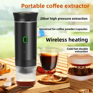 Portable capsule coffee machine, small home coffee maker