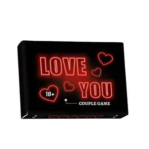 Intimate Couple Interactive Love You Game Deck, Board Game, Tabletop Games, 18+ Date Night Fun Relationship Question Cards, Romantic Deep Talk Connection Cards, Unique Surprise Romantic Present For Couples Daily Dating Anniversary