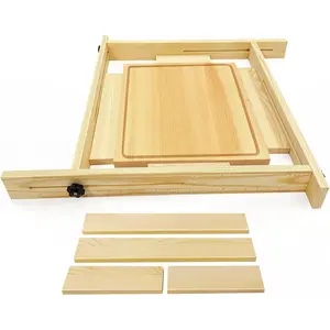Juice  Router Jig, Adjustable Wooden Juice  Jig for  Boards, Easy-to-Use Router Guides for Square Grooves, DIY Projects & Woodworking