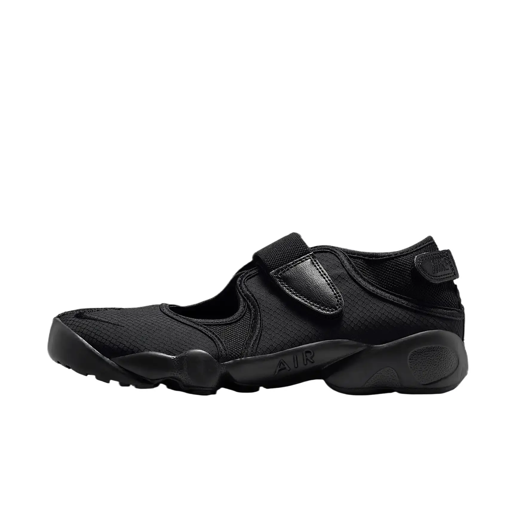 Nike Air Rift Breathable And Lightweight Low Top Running Shoes Women's Black