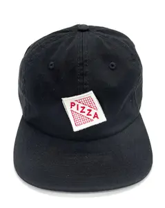 The Whole Pizza Dad Hat - Black (Liftable Design!)