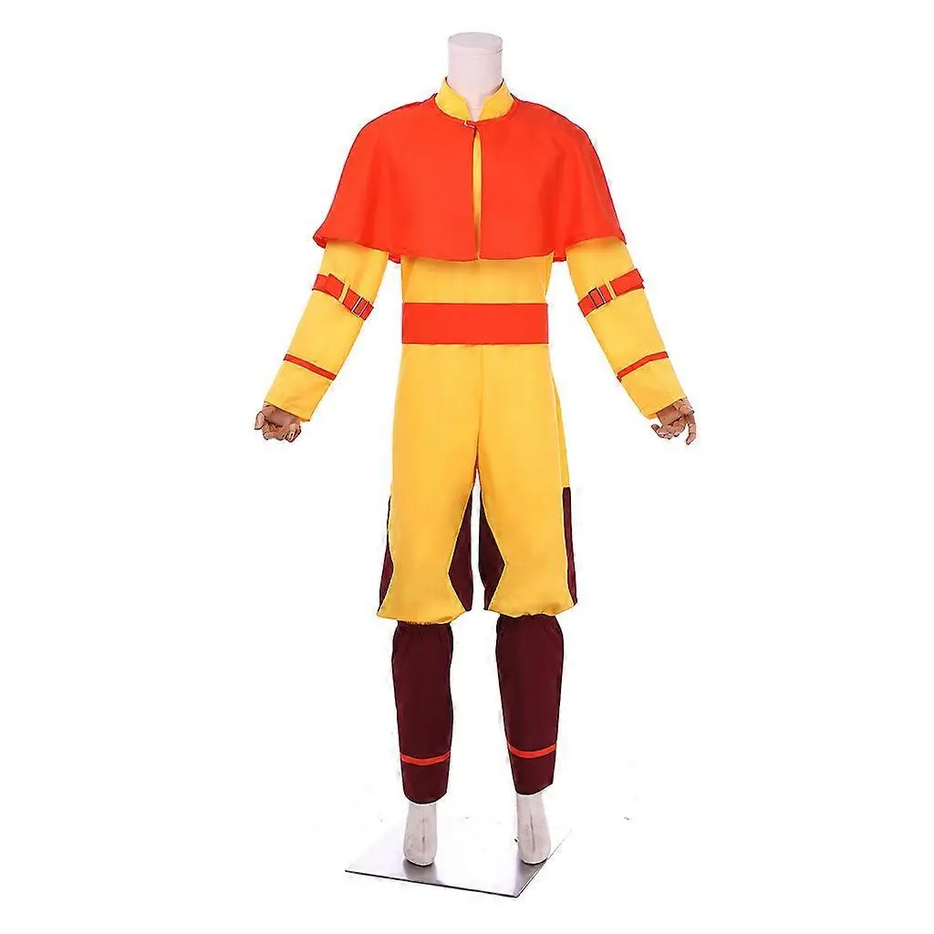 Avatar The Last Airbender Avatar Aang Cosplay Costume Outfits Airbender Aang Outfit Cosplay Halloween Carnival Suit