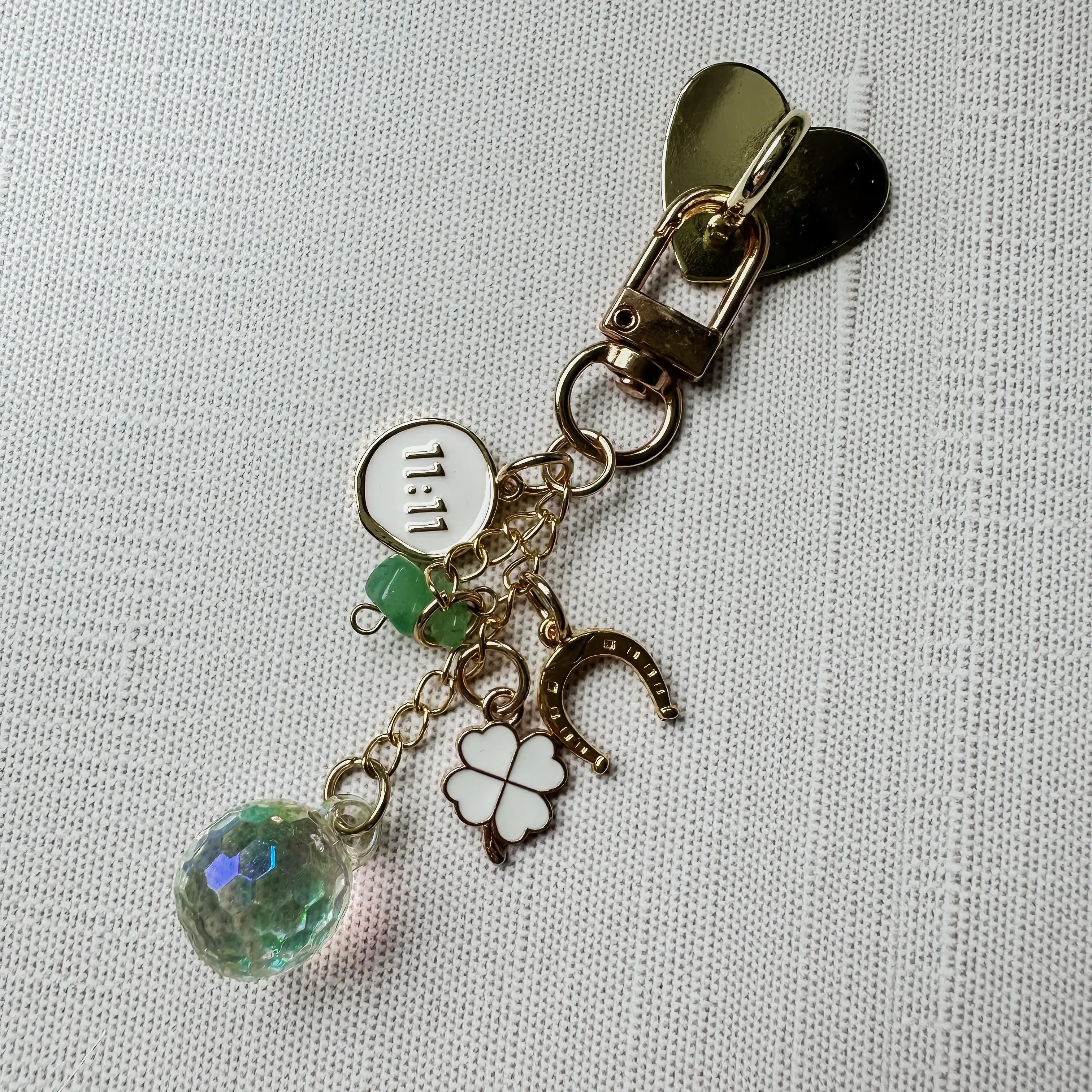Lucky Charm Mini E-reader Charm - Clip-On Dangling Accessory Chain for Kindle, Tablet, Planner