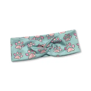 Puppy Prints Knotted Headband
