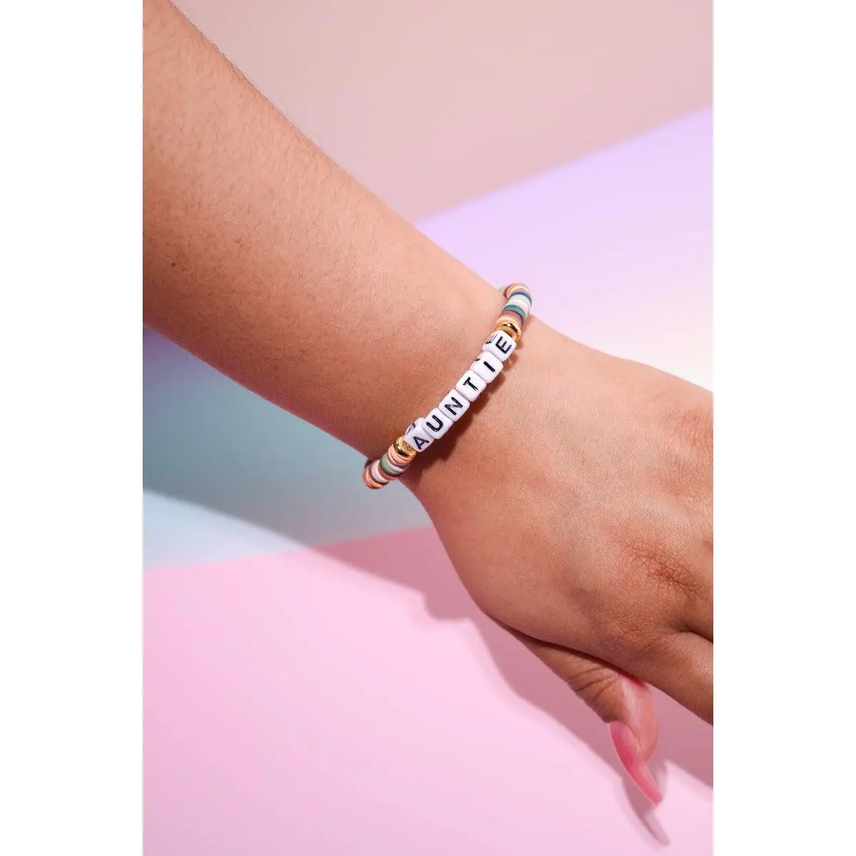 Auntie Inspirational Beaded Bracelet