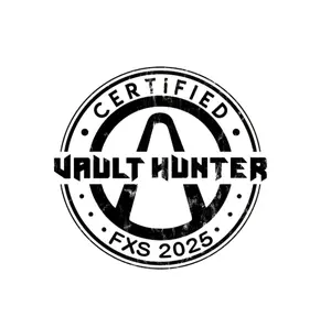 FXS Borderlands Vault Hunter Black Metal Card