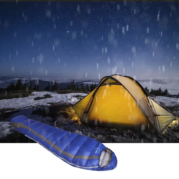 Kamperbox Sleeping Bag Winter Low-Temperature Down Sleeping Bag Camping Equipment Lightweight Sleeping Bag