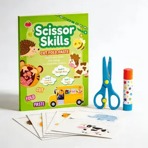 Snip Safety Scissor Skills Paper Craft Kit for Toddlers 3-7 Boys & Girls | Preschool Educational Toy for Fine Motor Skills | Screen-Free Creative Activity #FineMotorSkills #ToddlerCrafts #PreschoolLearning  #ScreenFreePlay #MontessoriToys