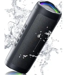 Bluetooth Speaker with HD Sound, Portable Wireless, Waterproof, Up to 20 Hours, Ideal for Smartphones - Audio