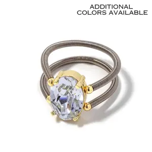 Candy Crush Ring Elegant Rhinestone Ring Statement Multi Ring